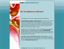 Tablet Screenshot of mobileghosts.com